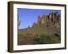 Superstition Mountains, Lost Dutchman State Park, Arizona, USA-Kristin Mosher-Framed Premium Photographic Print