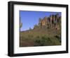 Superstition Mountains, Lost Dutchman State Park, Arizona, USA-Kristin Mosher-Framed Photographic Print