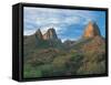 Superstition Mountains, Phoenix, AZ-Danny Daniels-Framed Stretched Canvas