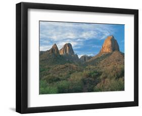 Superstition Mountains, Phoenix, AZ-Danny Daniels-Framed Photographic Print
