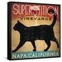 Superstition Vineyards Cat-Ryan Fowler-Framed Stretched Canvas