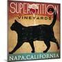 Superstition Vineyards Cat-Ryan Fowler-Mounted Art Print