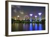 Supertree Grove in the Gardens by the Bay, a Futuristic Botanical Gardens and Park-Fraser Hall-Framed Photographic Print