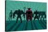 Supervillain Team-Malchev-Stretched Canvas