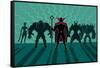 Supervillain Team-Malchev-Framed Stretched Canvas