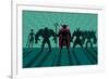 Supervillain Team-Malchev-Framed Premium Giclee Print