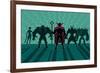 Supervillain Team-Malchev-Framed Premium Giclee Print