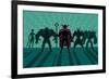 Supervillain Team-Malchev-Framed Premium Giclee Print