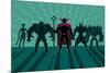 Supervillain Team-Malchev-Mounted Premium Giclee Print