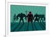 Supervillain Team-Malchev-Framed Art Print