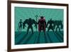 Supervillain Team-Malchev-Framed Art Print