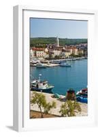 Supetar Harbour and the Church of the Annunciation-Matthew Williams-Ellis-Framed Photographic Print