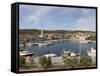 Supetar, the Main Town on the Island of Brac, Croatia-Joern Simensen-Framed Stretched Canvas