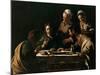 Supper at Emmaus, 1606-Caravaggio-Mounted Giclee Print