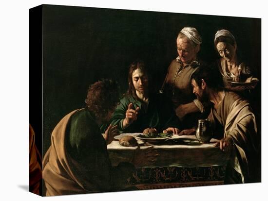 Supper at Emmaus, 1606-Caravaggio-Stretched Canvas