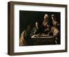 Supper at Emmaus, 1606-Caravaggio-Framed Premium Giclee Print