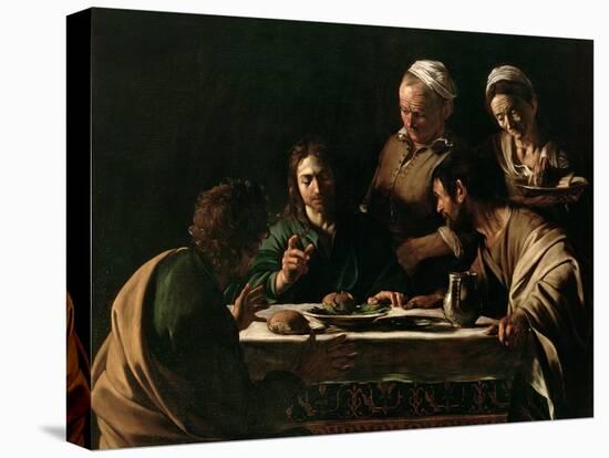 Supper at Emmaus, 1606-Caravaggio-Stretched Canvas