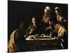 Supper at Emmaus, 1606-Caravaggio-Mounted Giclee Print