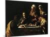 Supper at Emmaus, 1606-Caravaggio-Mounted Giclee Print