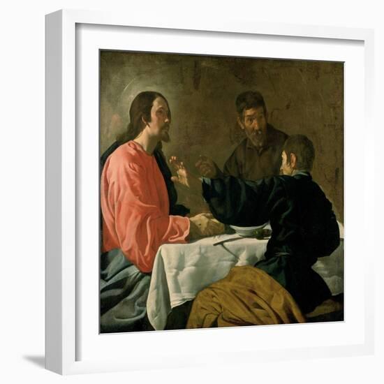 Supper at Emmaus, 1620-Diego Velazquez-Framed Giclee Print