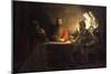 Supper at Emmaus, 1648, by Rembrandt Van Rijn (1606-1669)-null-Mounted Giclee Print