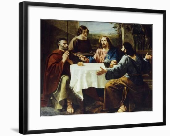 Supper at Emmaus, 1837-Enrico Bandini-Framed Giclee Print