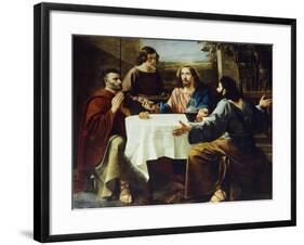 Supper at Emmaus, 1837-Enrico Bandini-Framed Giclee Print