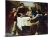 Supper at Emmaus, 1837-Enrico Bandini-Mounted Giclee Print