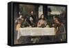 Supper at Emmaus, c.1535-Titian (Tiziano Vecelli)-Framed Stretched Canvas