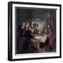 Supper at Emmaus, c.1638-Peter Paul Rubens-Framed Giclee Print