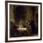 Supper at Emmaus-Rembrandt van Rijn-Framed Giclee Print