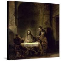 Supper at Emmaus-Rembrandt van Rijn-Stretched Canvas