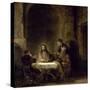 Supper at Emmaus-Rembrandt van Rijn-Stretched Canvas