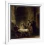 Supper at Emmaus-Rembrandt van Rijn-Framed Giclee Print