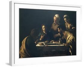 Supper at Emmaus-Caravaggio-Framed Giclee Print