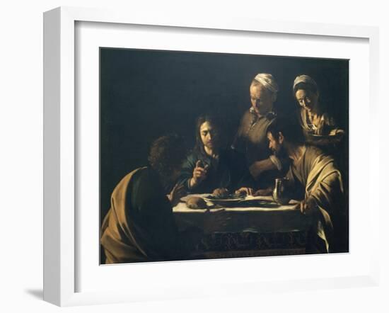 Supper at Emmaus-Caravaggio-Framed Giclee Print