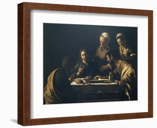 Supper at Emmaus-Caravaggio-Framed Giclee Print