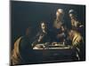 Supper at Emmaus-Caravaggio-Mounted Giclee Print