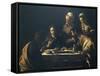 Supper at Emmaus-Caravaggio-Framed Stretched Canvas