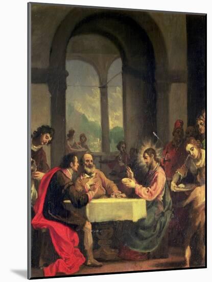 Supper at Emmaus-Alessandro Allori-Mounted Giclee Print