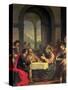 Supper at Emmaus-Alessandro Allori-Stretched Canvas