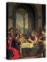 Supper at Emmaus-Alessandro Allori-Stretched Canvas