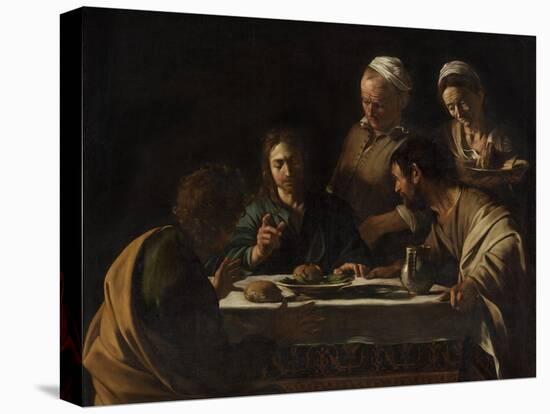 Supper at Emmaus-Caravaggio-Stretched Canvas