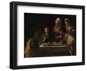 Supper at Emmaus-Caravaggio-Framed Art Print