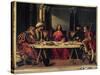 Supper at Emmaus-Giovanni Bellini-Stretched Canvas