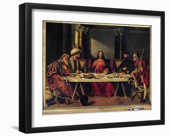 Supper at Emmaus-Giovanni Bellini-Framed Giclee Print