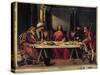 Supper at Emmaus-Giovanni Bellini-Stretched Canvas