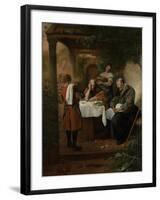 Supper at Emmaus-Jan Havicksz Steen-Framed Art Print