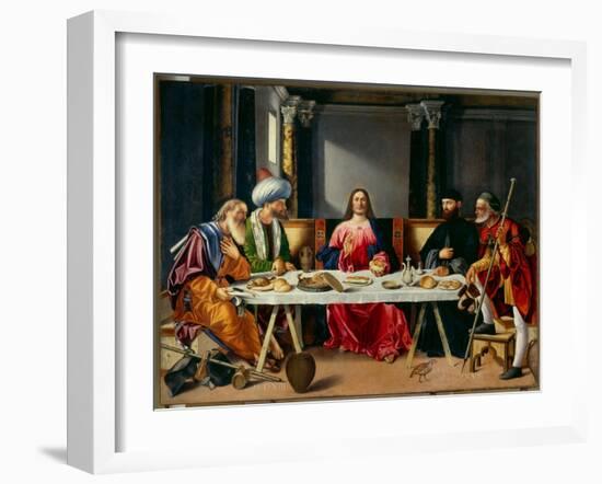 Supper at Emmaus-Vittore Carpaccio-Framed Giclee Print