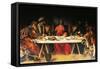 Supper at Emmaus-Giovanni Bellini-Framed Stretched Canvas